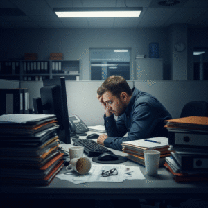 תאונת עבודה כתוצאה משחיקה נפשית – סיכונים ומוכנות משפטית