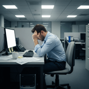 תאונת עבודה בעבודה משרדית: פגיעות פסיכולוגיות והכרה בביטוח הלאומי