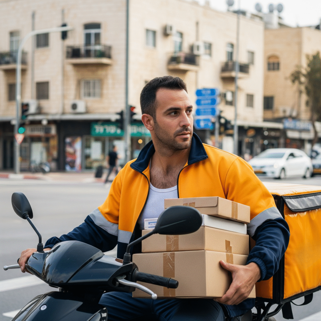 תאונת עבודה לעובדי משלוחים – פגיעות בדרכים ובמשלוחים עצמם